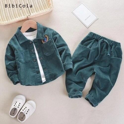 Spring Autumn Baby Boy Clothes Set Children Clothing Sets Kids Sports Tracksuit Baby Sweater+Pants 2PCS Tracksuit