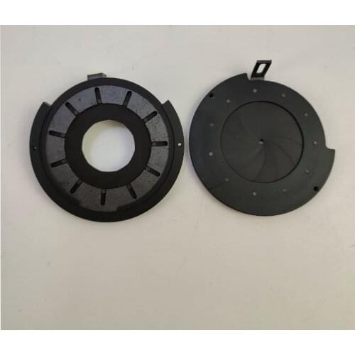 1PCS 2-29mm Amplifying Zoom Optical Iris Diaphragm Aperture Condenser 11 Blades Digital Camera Monitor Microscope Adapter