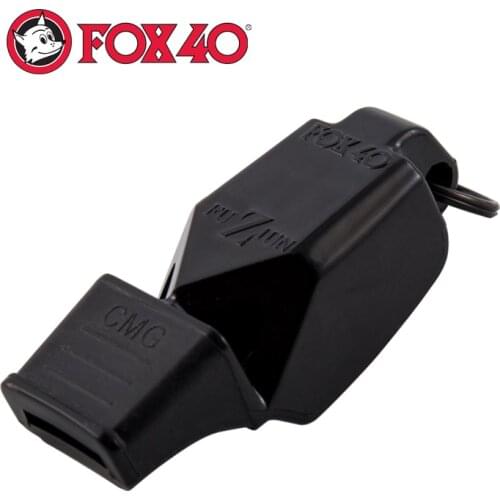 Original Fox 40 FUZIUN CMG Fox40 Outdoor Treble Lifesaving Command Training Sports Referee Whistle ABS pealess Hygiene Whistle