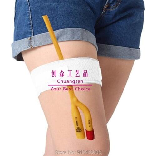 Health Aid Catheter Belt,Catheter Leg Band Nursing Catheter Fixator,Durable Urine Bag Leg Holder Fixation Band Fixation Starps