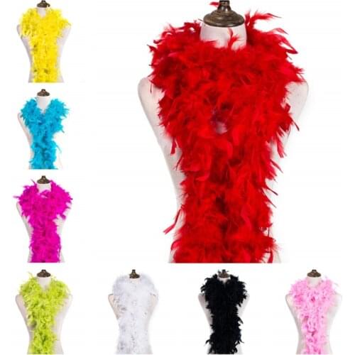 2yard fluffy Turkey Feather Boa Clothing Accessories chicken Feather Costume/Shaw/party Wedding Decorations feathers for crafts