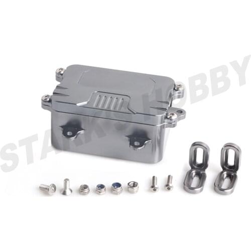RC Car Metal Receiver Box ESC Box for 1/10 RC Crawler Axial SCX10 RC4WD D90 D110 Upgrade Parts
