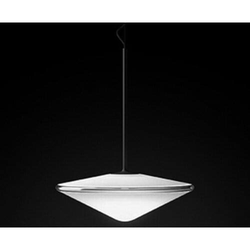 Postmodern Glass Flying Saucer Shape Small Chandelier Living Room Bedroom Dining Hall Entrance Led Hardware Pendant Lighting