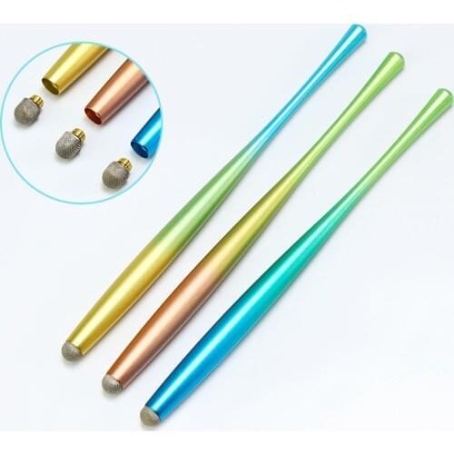 10pcs/lot Gradient Colorful Universal Stylus Compatible with iPad iPhone Samsung Tablet Most Devices Capacitive Touch Screen