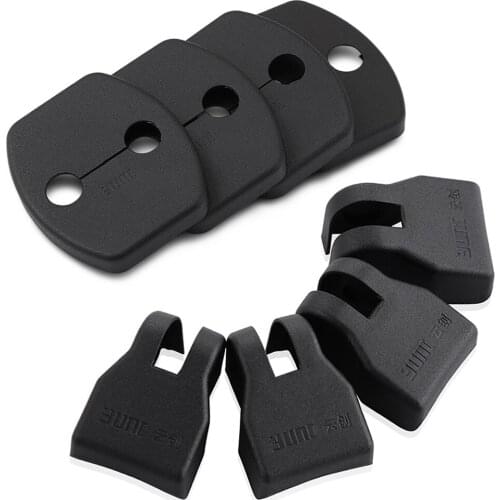 4PCS Car Door Lock Protector Cover+ 4PCS Door Check Arm Protection Cover For Hyundai Creta ix25 2015 2016 2017