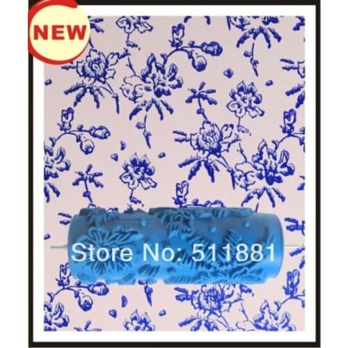 5'' Liquid wallpaper print roller tools FREE SHIPPING 125mm liquid wallpaper patterned paper mould wall paint print roller