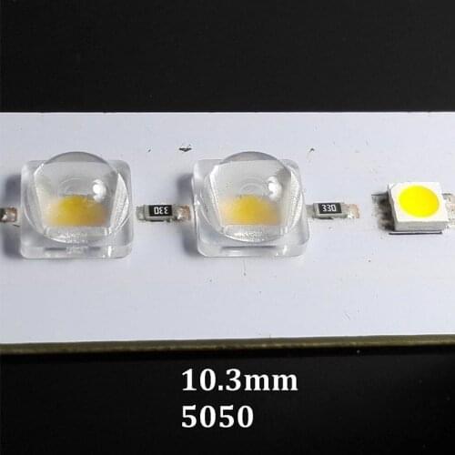 5050 SMD lens 10.3*10.3 mm 30/45/60/120 Degree 5050lamp Strip lights lens Mini 5050 SMD lens