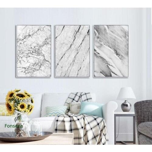 Abstract Marble Grain Canvas Painting Wall Art Poster and Print Decorative Pictures for Living Room Modern Home Decoration