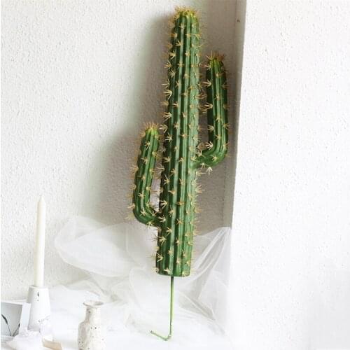 30-43cm Tropical Plants Artificial Cactus Desert Fake Succulent Plant Green Thorn Ball Desktop Potted Tree For Home Office Decor