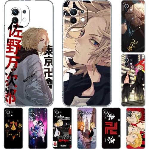 Case for Xiaomi Mi Poco X3 NFC M3 11 10T Lite Phone Soft Cover Note 10 Pro Transparent Celular Tokyo Revengers Manjiro Sano