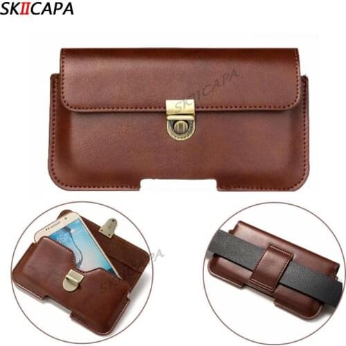 For Redmi Note 10 Pro Max 9S Belt Clip Holster Pouch Waist Case For Redmi Note 8 2021 7 Case Universal Leather Phone Belt Cover