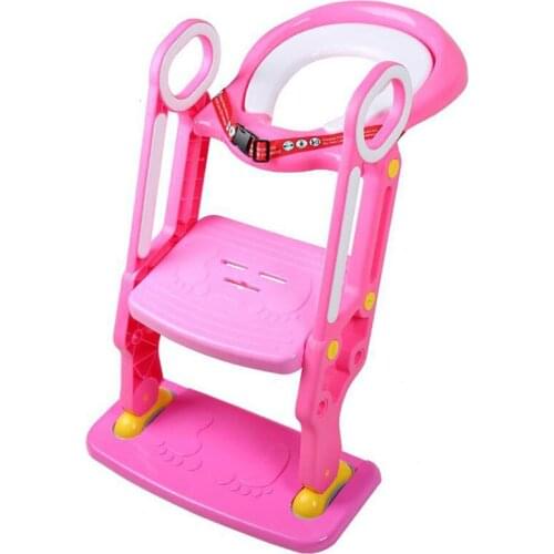 New Eco-friendly PP Plate Commode Seat For Baby Children Adjustable Toilet Training Ladder Non-slip Assist Small Bathroom Tools