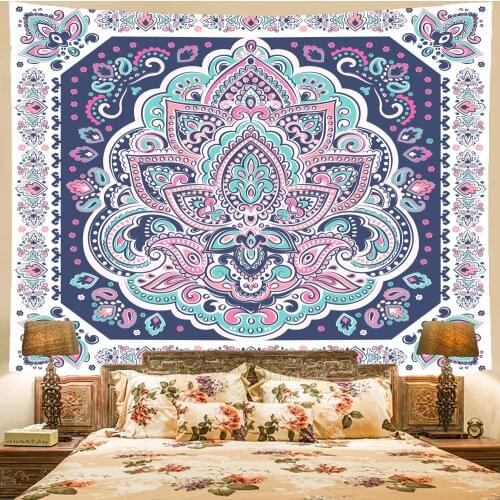 Large-size 90x70 Inch Boutique Tapestry Wall Hanging Indian Mandala Tapestry Bohemian Tapestry Hippie Psychedelic Tapestry Dorm
