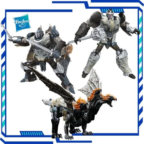 Hasbro Transformers Leader Class Dragonstorm 3Pcs Heads Classic Toys for Boys Transformation Robot Christmas Gift