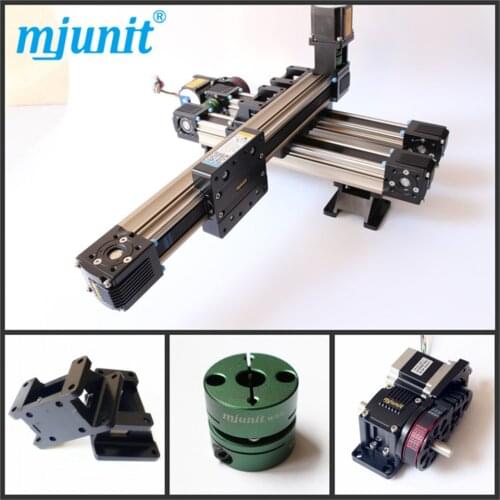 Linear guide rail first mirror holder coupling rod