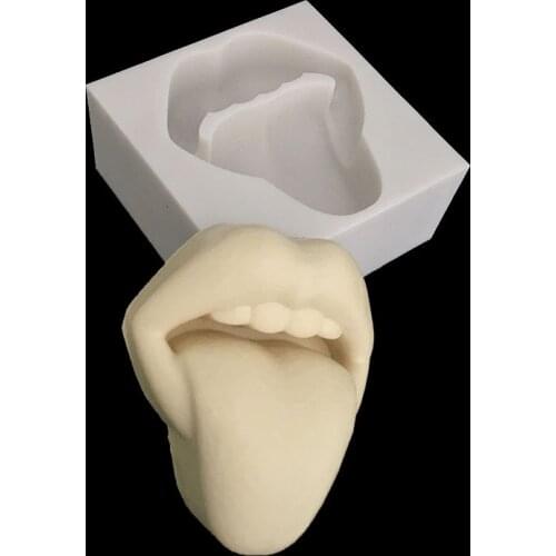 Minsunbak mouth Silicone mold Cake decoration tools Chocolate Gumpaste Molds Sugarcraft