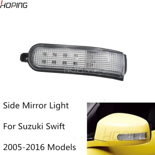 Hoping Left Right Rearview Side Mirror Lamp Light For Suzuki Swift 2005-2016 Side LED Turn Signal Light
