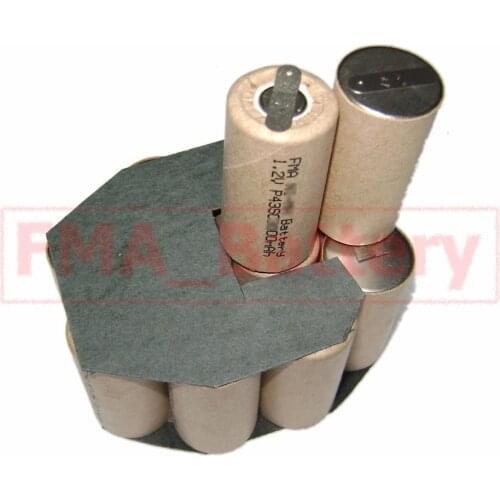 Ni-Cd Sub C 14.4V 1200 1500 1800mAH Rechargeable Battery for High power tools 12SN P14