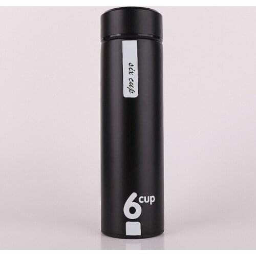 New Creative Couple Straight Cup Outdoor Sports Stainless Steel Thermos Bottle Daily Necessities Water Cup Mugs