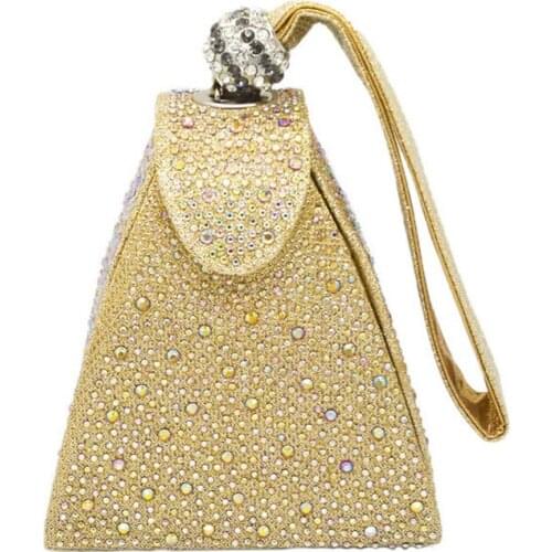 Women New Arrival evening bags Diamonds Fashion Hanbags ladies party Clutches wish Crystal Gorgeous Purse