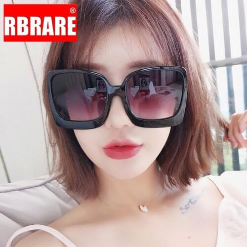 RBRARE 2021 Oversized Square Sunglasses Women Retro High Quality Luxury Brand Designer Sun Glasses Female Lentes De Sol Hombre