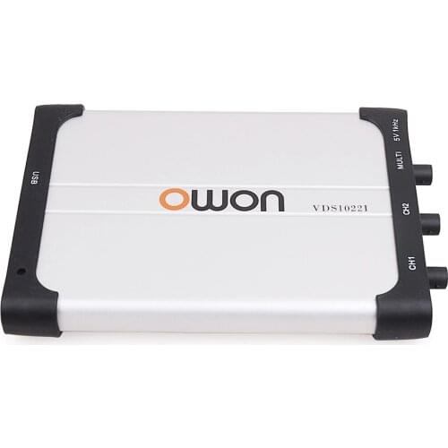 OWON VDS1022 / VDS1022I 25MHz 100MSa/s Sample Rate 2/ 4 channels PC Digital Oscilloscope