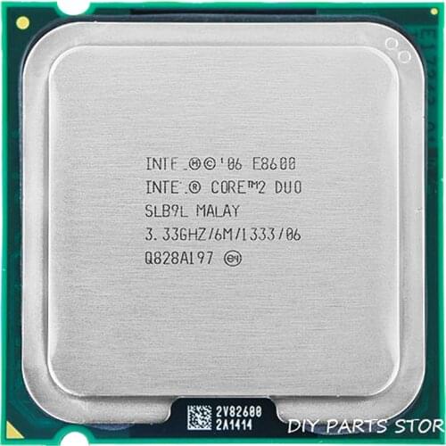 INTEL Core 2 Duo E8600 Socket LGA 775 CPU intel E8600 Processor (3.3Ghz/ 6M /1333GHz) Socket 775