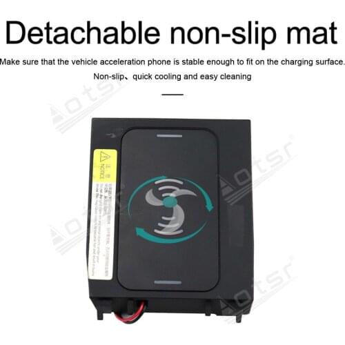 QI Wireless Charge Special On-Board Phone Panel Android For Mercedes-Benz C GLC series 2015 - 2019 Car Non-slip Car Accessories