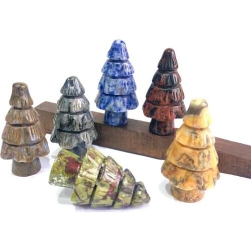 Mixed Materials Crystal Tree Healing Gemstones For Home Decoration