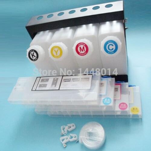 Eco solvent printer Mimaki JV33 bulk ink system for JV33 JV5 JV3 TS3 4+4 (4 cartridge + 4 bottles )