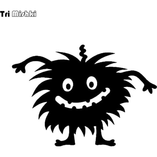 Tri mishki HZX1390 Monstre Scroll Saw car sticker Vinyl Decals Waterproof sticker on Car Body Rear Window