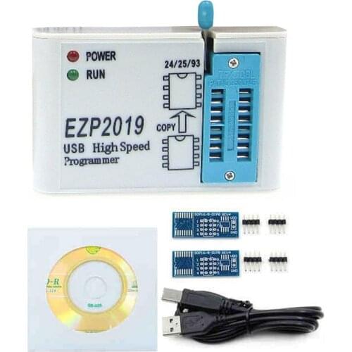 EZP2019 High-speed USB SPI Programmer Better Than EZP2013 Support Flash 24 25 93 EEPROM 25 Flash Bios With Full Adapters