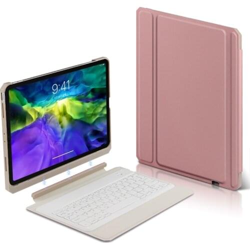 Wireless Keyboard Bluetooth Protector stand Cover for Pad Pro 11 Inch 2018 A1934 A1979 shell Leather Magnetic Smart tablet Case