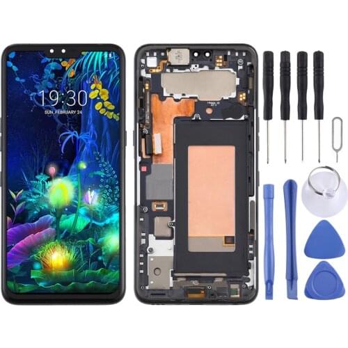 For LG V50 ThinQ 5G LM-V500 LM-V500N LM-V500EM LM-V500XM LM-V450PM LM-V450 LCD Screen and Digitizer Full Assembly With Frame