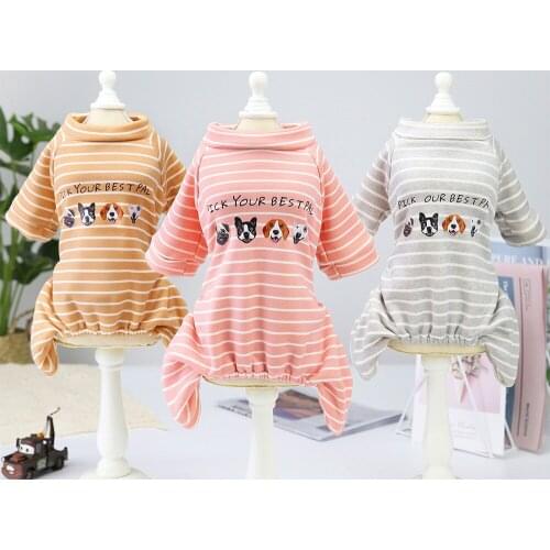 Winter Warm Pet Clothes Cute Dog Coat Soft Cat Puppy Jacket Cotton Pet Jumpsuit Clothing For Small Medium Dogs Cats Chihuahua