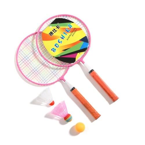1 Pair Children Tennis Badminton Rackets Ball Set Sports Family Game Toy Kids Badminton Rackets For Children -40