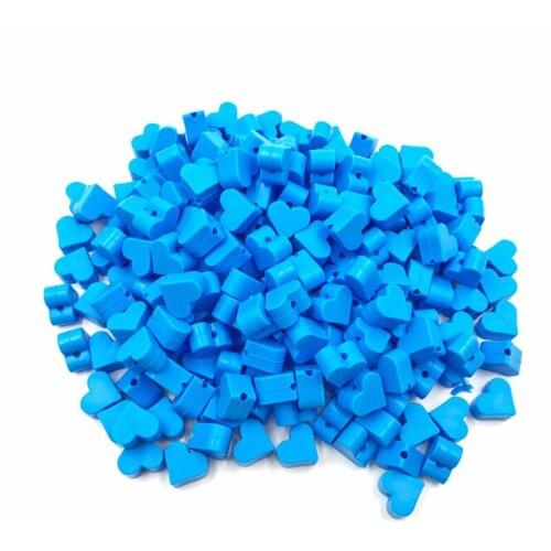 10Pcs/Set Silicone Baby Teething Beads Chewable Star Teether Baby Nursing Chew Jewelry Bead 15mm