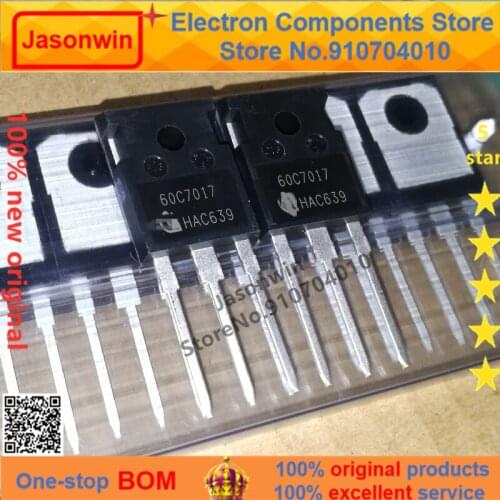 100% nuevo 50 unids/lote original MOSFET 60C7017 IPW60R017C7 650V 109A TO-247 Transistor
