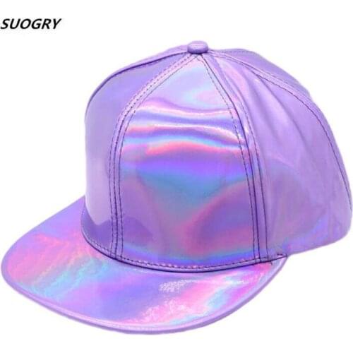 2018 Creative 3D Rainbow Discoloration Hip Hop Baseball Hat For Men Woman Fashion leather Change Color Cap Snapback Hats For Men