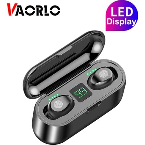 5.0 TWS Bluetooth Earphones With 2000mAh Charging Box LED Display Touch Control True Wireless Earbuds Sport Waterproof Headsets