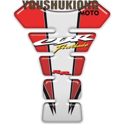 CBR Sticker Motorcycle Tank Pad Protector Decal Stickers Case for CBR CBR 400 600 900 1000 RR 1100XX Tankpad 3D Carbon Look