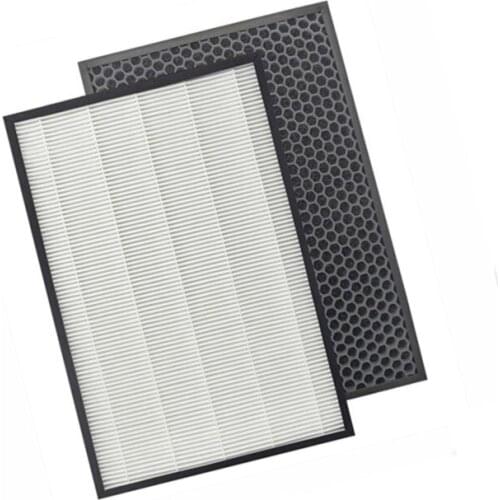 For Sharp Air Purifier KC-D50-W,KC-E50,KC-F50,KC-D40E Replacement Heap Filter 40*22*2.8 cm / Actived Carbon Filter 40*22*0.8cm
