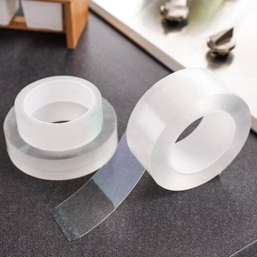 Double Sided Nano Tape Adhesive Waterproof Tracsless Household Tapes Reusable Waterproof Transparent Strong Self Adhesive Tape