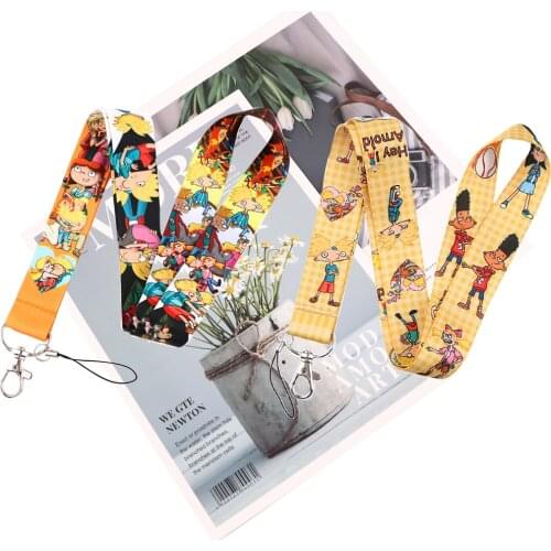 JY087 Creative Lanyard Card Holder Student Hanging Neck Phone Lanyard Badge Subway Accessory Cartoon Card Holder