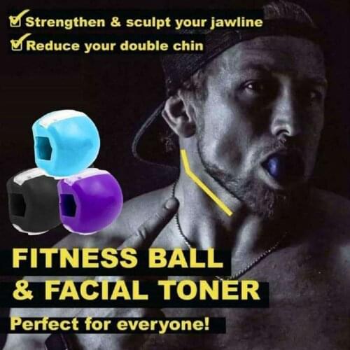 Masseter Jaw Trainer Face-Lift Artifact Facial Muscle Chew Device Bite Mandibular Expander Lanyard Men Mouth Jawline Trainer