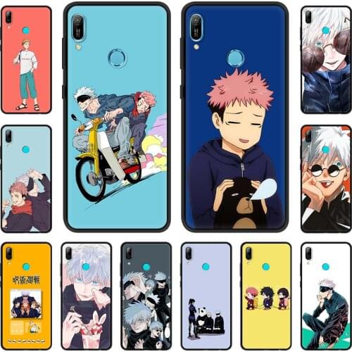 Anime jujutsu kaisen lovely Phone Case for Huawei Y6 Y7 Y9 2019 Y9s Y5p Y6p Y8p Y6s Y9s Y9a Mate 20 Lite Pro Black Shell Cover