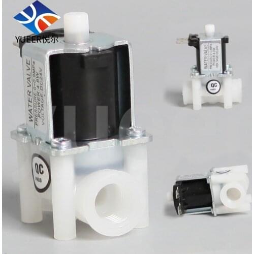 1/4" DC12V/24V Normally Opened RO System Plastic Water Dispenser Solenoid Valve
