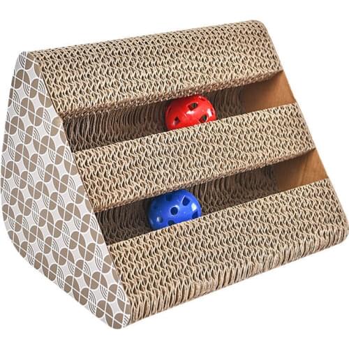 New Cat Scratch Board Corrugated Paper Pet Products Cat Claw Board Circular Vertical Cat Toy J7A5769