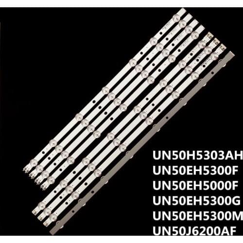 100% New 8pcs/Kit LED strips for SAMSUNG 50 TV UN50FH5303 UN50H6201AF UN50H5303AK UN50H6203AF UN50H5203AF UN50H5303AF