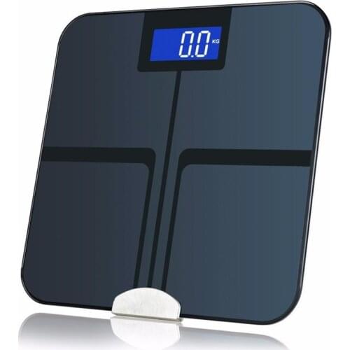 New Body Floor Scale Glass Smart Electronic Scales LCD Temperature Display Body Weighing Home Digital Bathroom Weight Scales